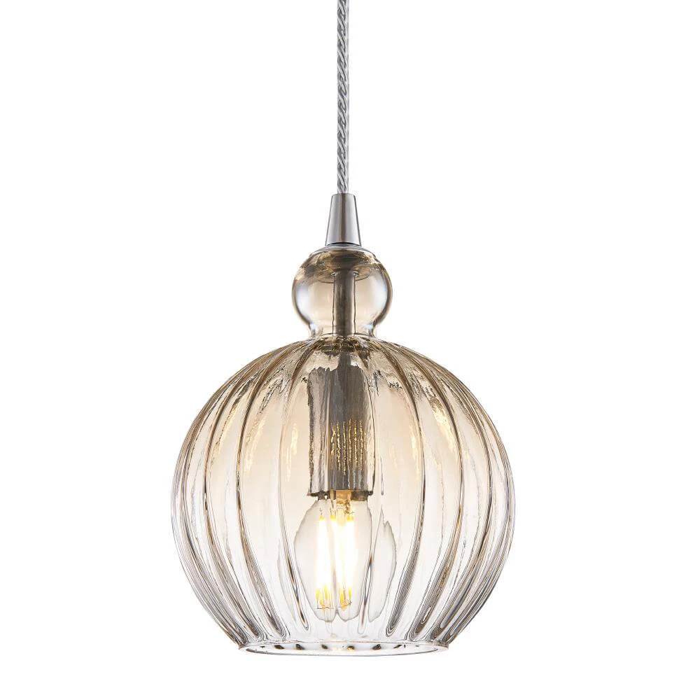 Ball Ball Pendel Ø15 Cognac Halo Design Halo Design Cognac Bordlampe