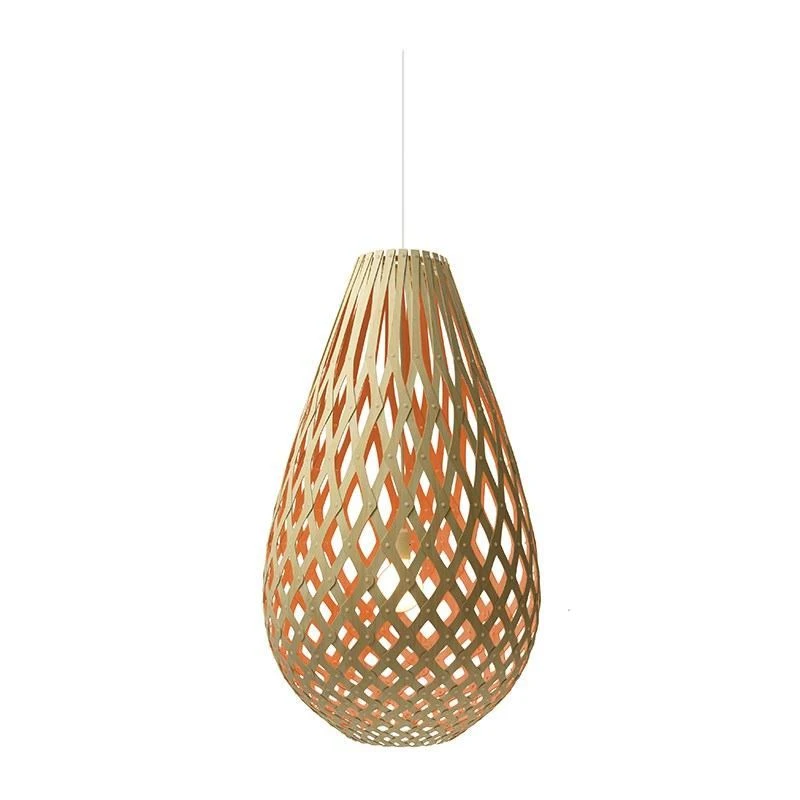 Koura Orange Taklampe David Trubridge Hinaki Pendel Orange Lampe David Trubridge