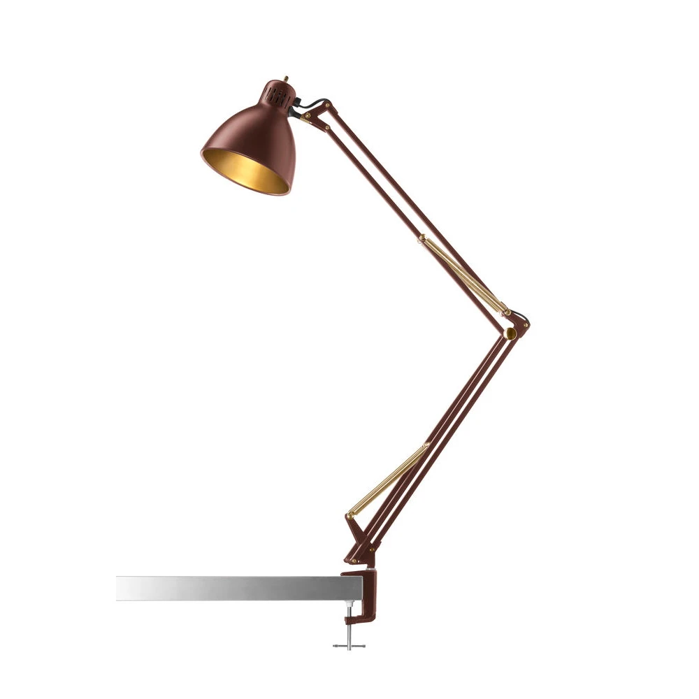Archi T2 Bordlampe Mat Maple Red NORDIC LIVING Archi Vegg og Bordlampe Den klassiske Arkitektlampen