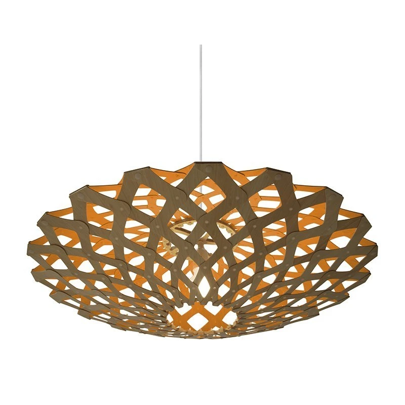 David Trubridge lamper | Kjøp din nye lampe online hos Hinaki Pendel Orange Lampe David Trubridge