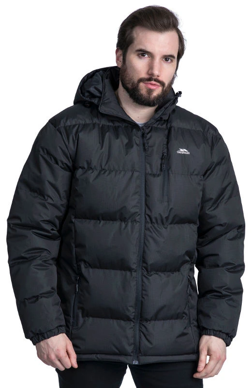 Trespass Clip Men's Hooded Padded jakke Køb Trespass Vinterjakke Clip Herre