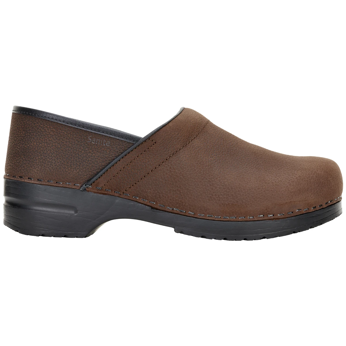 sanita oiled leather clogs