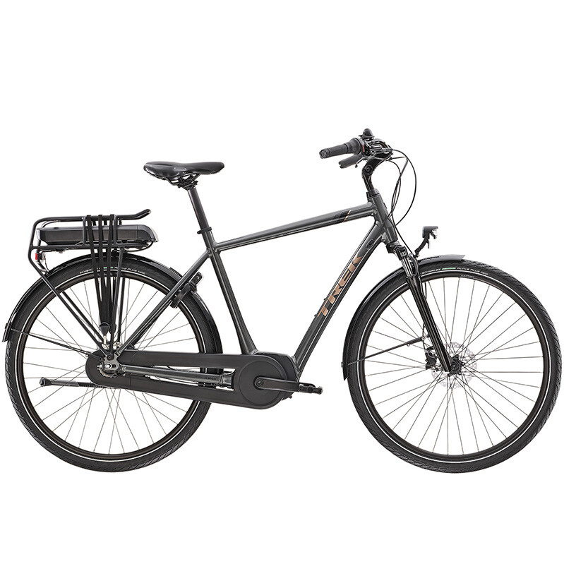 Trek District+ 1 - Grey L (400Wh) | el-cykel