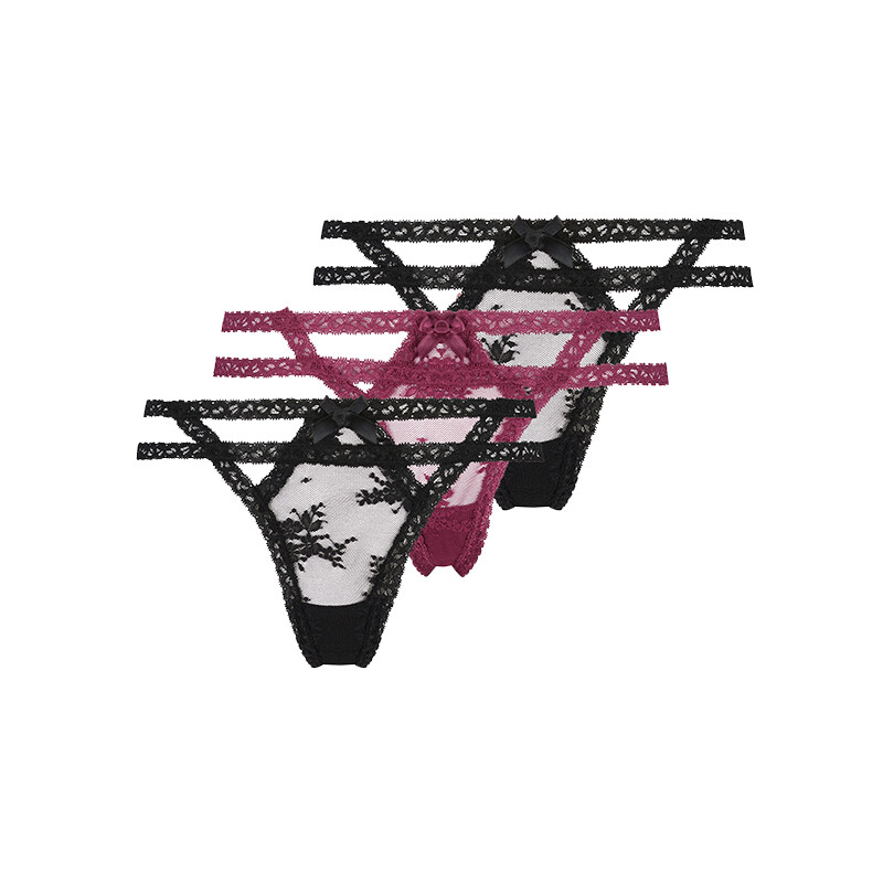 HUNKEMÖLLER IRINA STRING 3-PAK, MULTI
