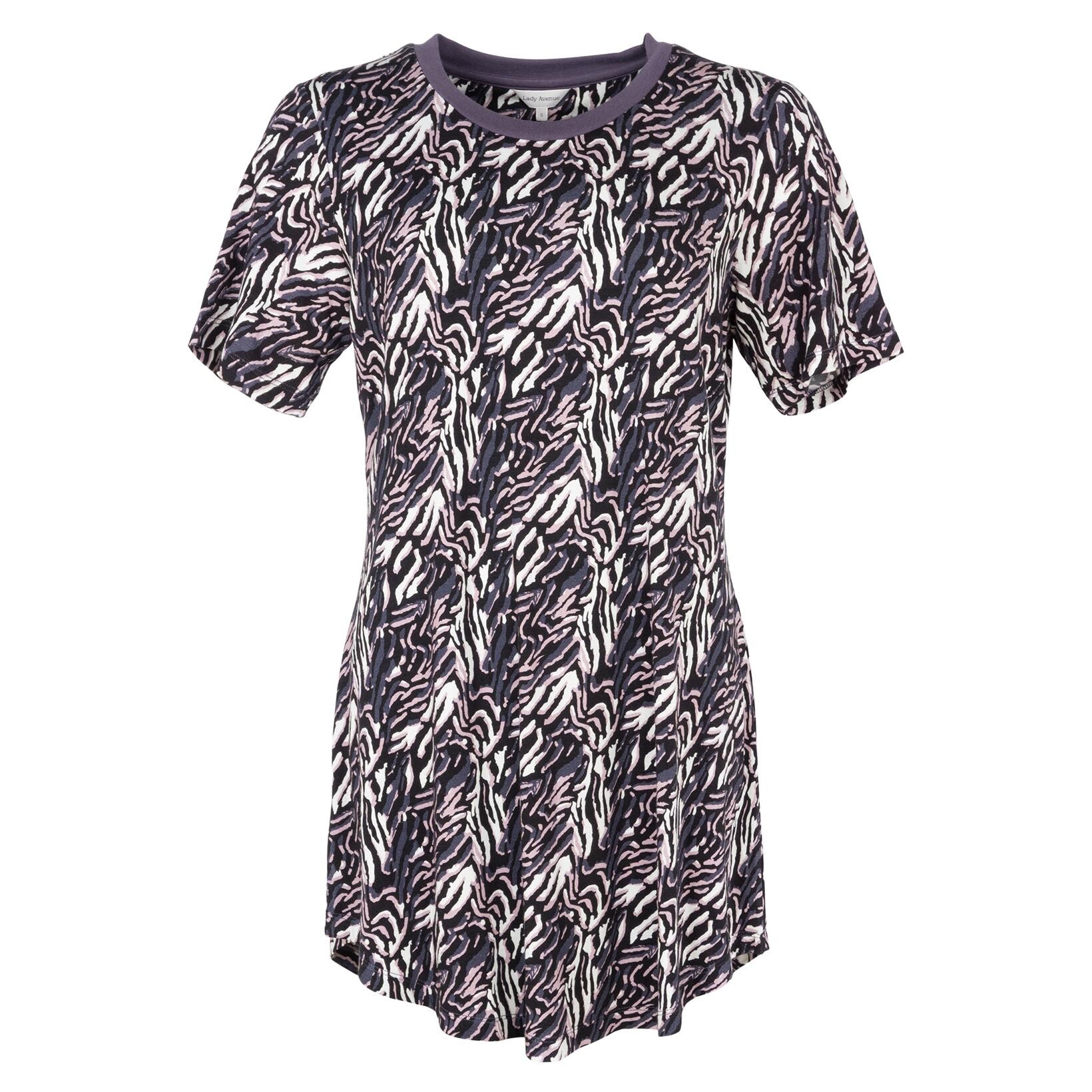 LADY AVENUE SOFT BAMBOO BIGSHIRT 52-1110 363