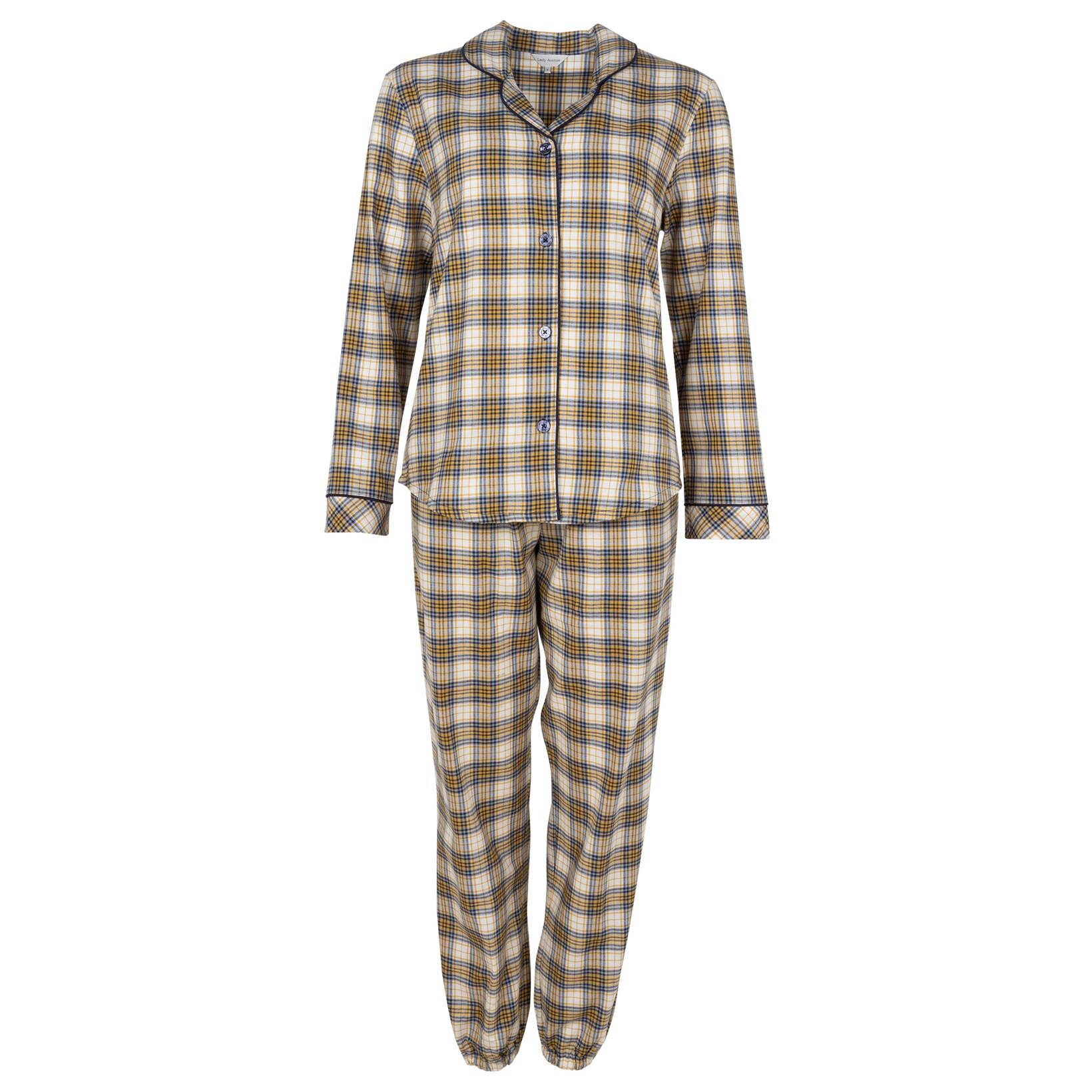 LADY AVENUE COTTON FLANNEL PYJAMAS 83-1187 360