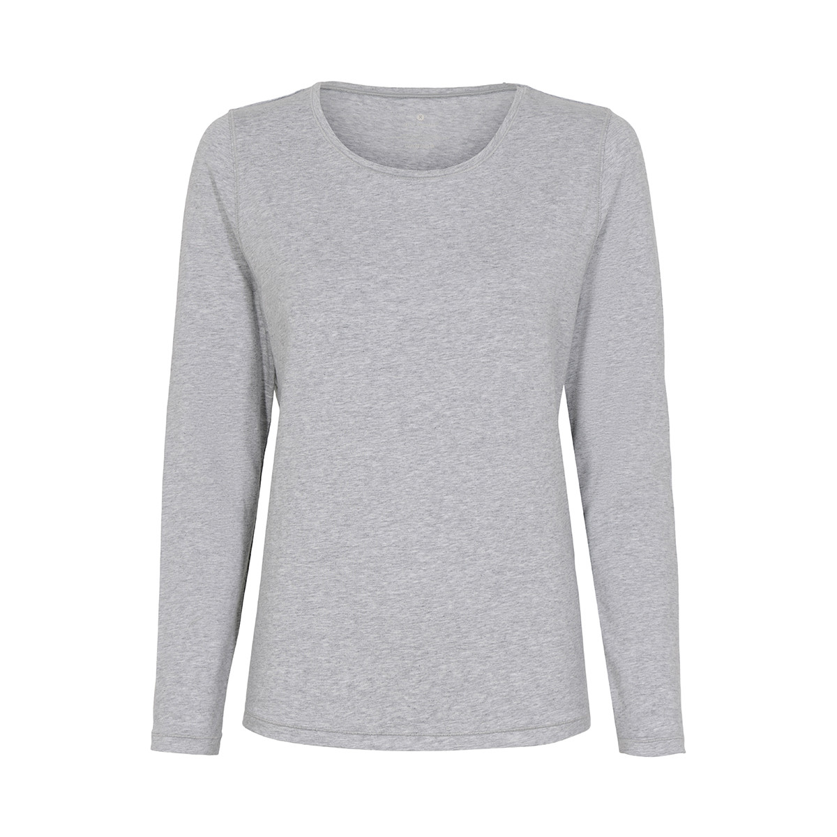 JBS BAMBOO BLEND LS TOP, GRÅ
