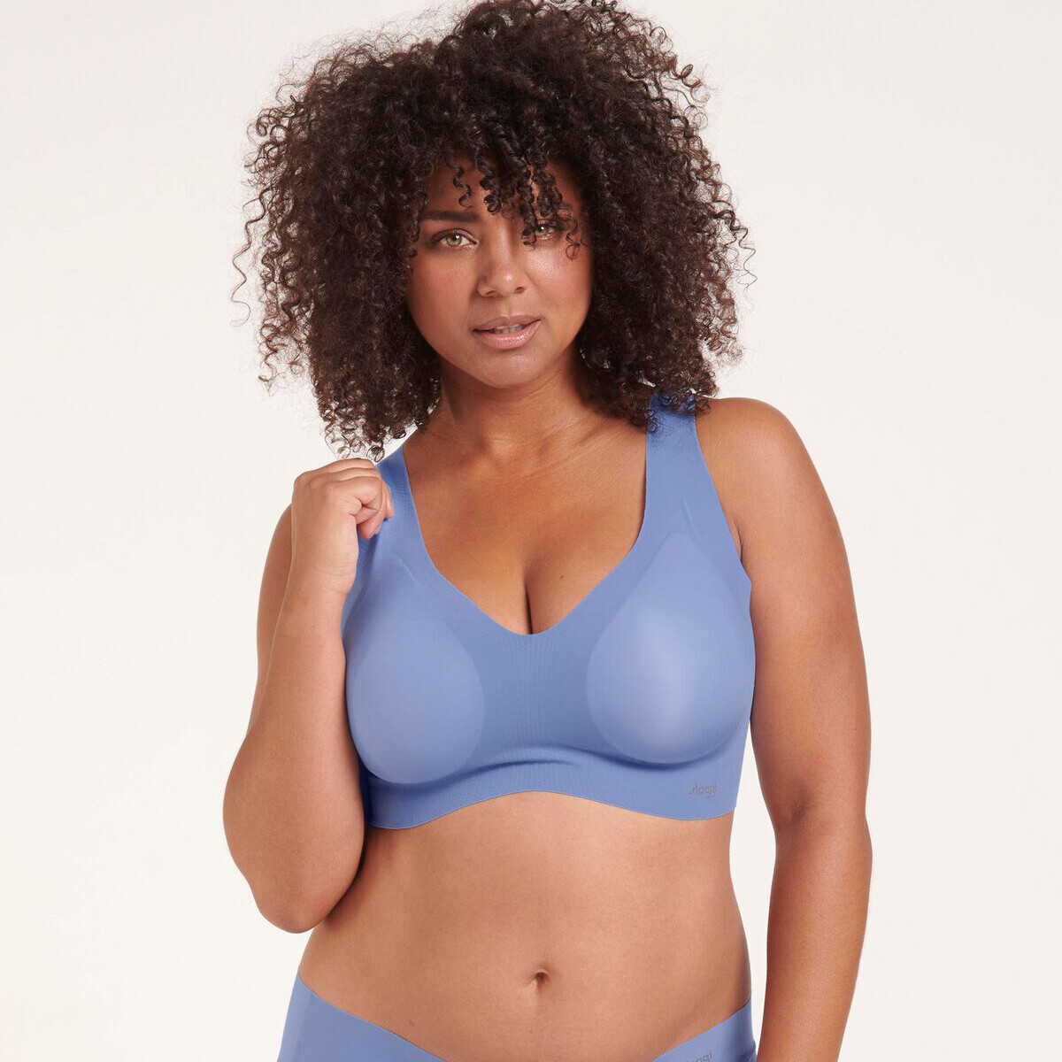 SLOGGI ZERO FEEL BRALETTE, BLÅ