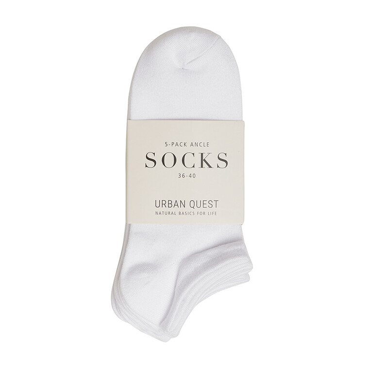 URBAN QUEST 5-PACK WOMEN BAMBOO FOOTIES 1220-1000