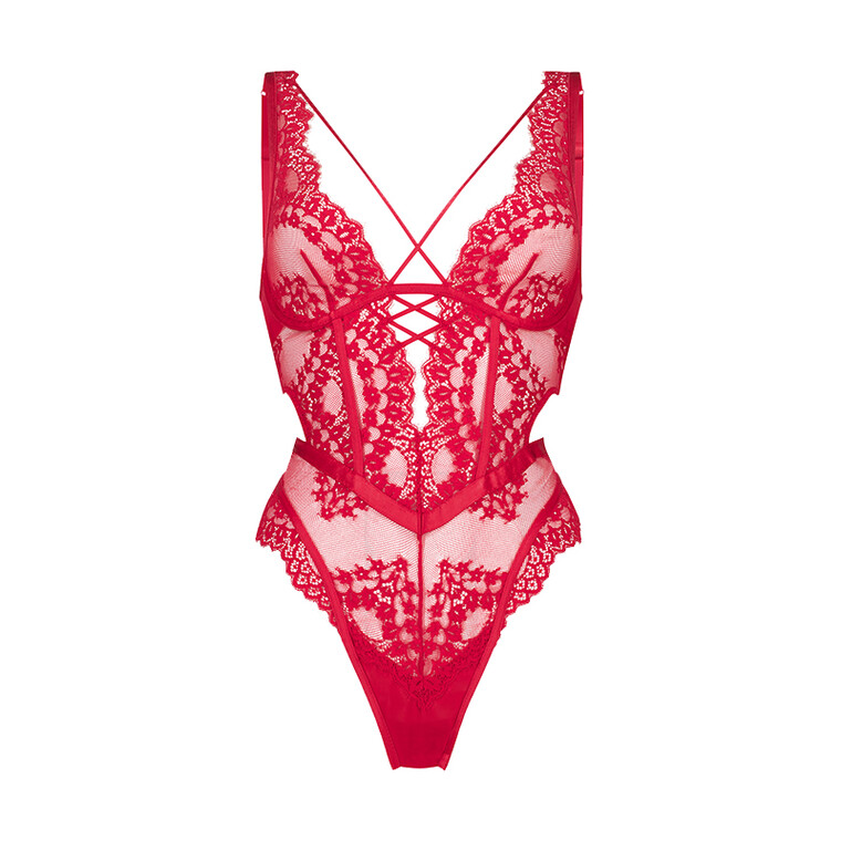 HUNKEMÖLLER SANNE UNDERWIRED BODY, RØD