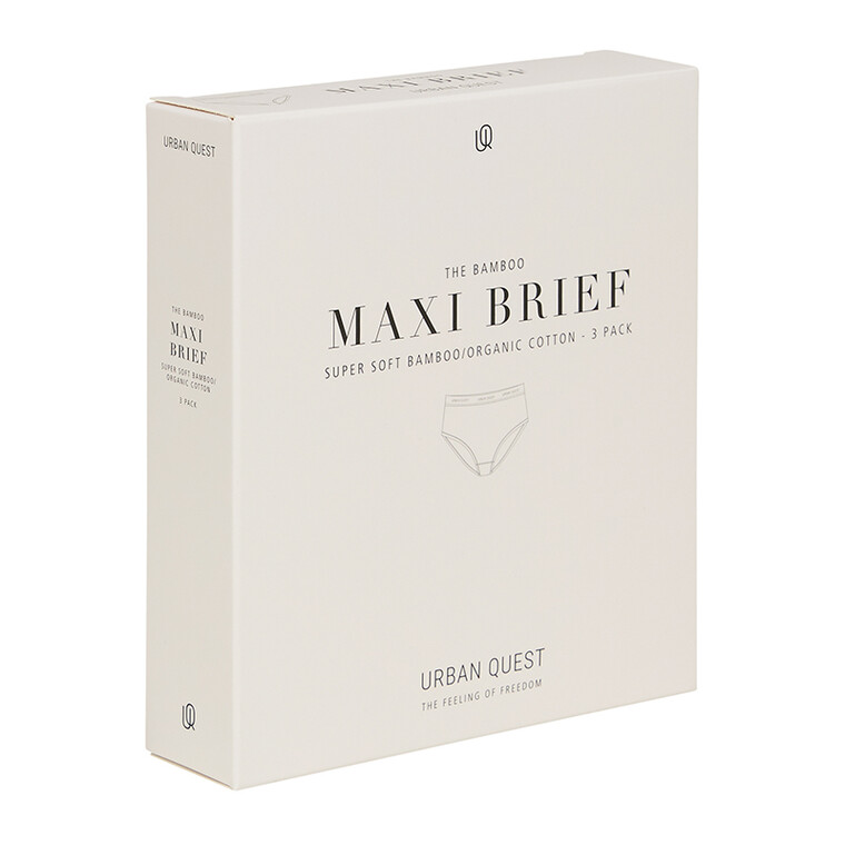 URBAN QUEST 3-PACK BAMBOO MAXI BRIEF 1170-1000