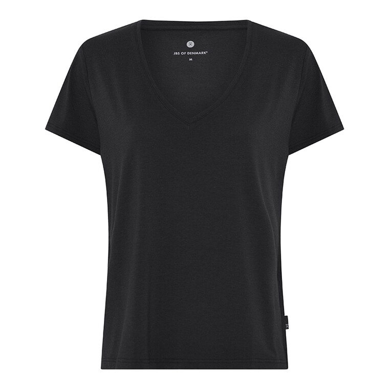JBS BAMBOO BLEND V-TEE, SORT