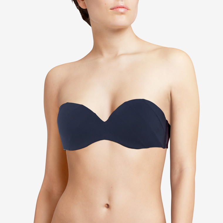 CHANTELLE ULTRAMARINE BIKINITOP, BLÅ