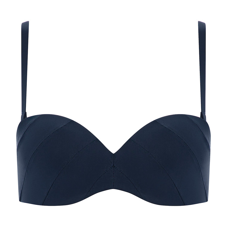 CHANTELLE ULTRAMARINE BIKINITOP, BLÅ