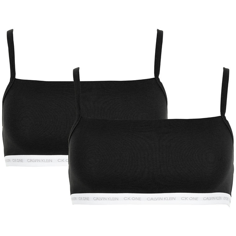 CALVIN KLEIN UNLINED BRALETTE 2 PACK F6040E 001