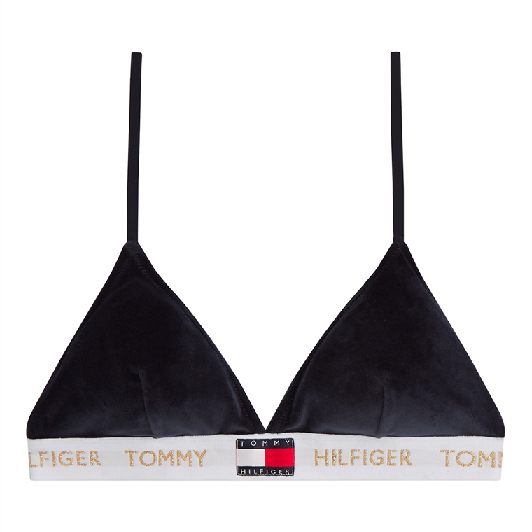 TOMMY HILFIGER PADDED TRIANGLE VELOUR BH 02396 DW5