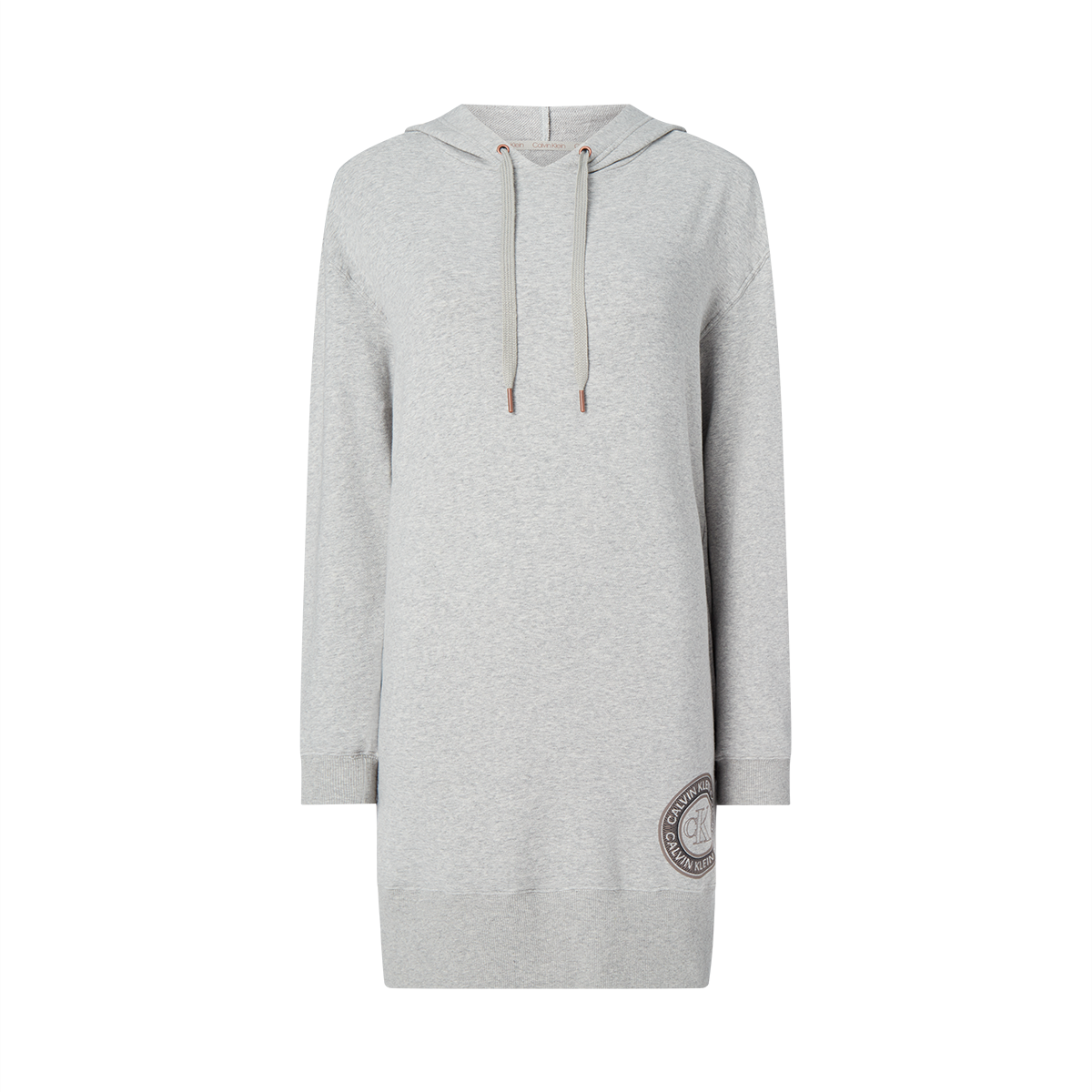 CALVIN KLEIN LINGERI NIGHTSHIRT S6572 PGK (Grey Heather, XS)