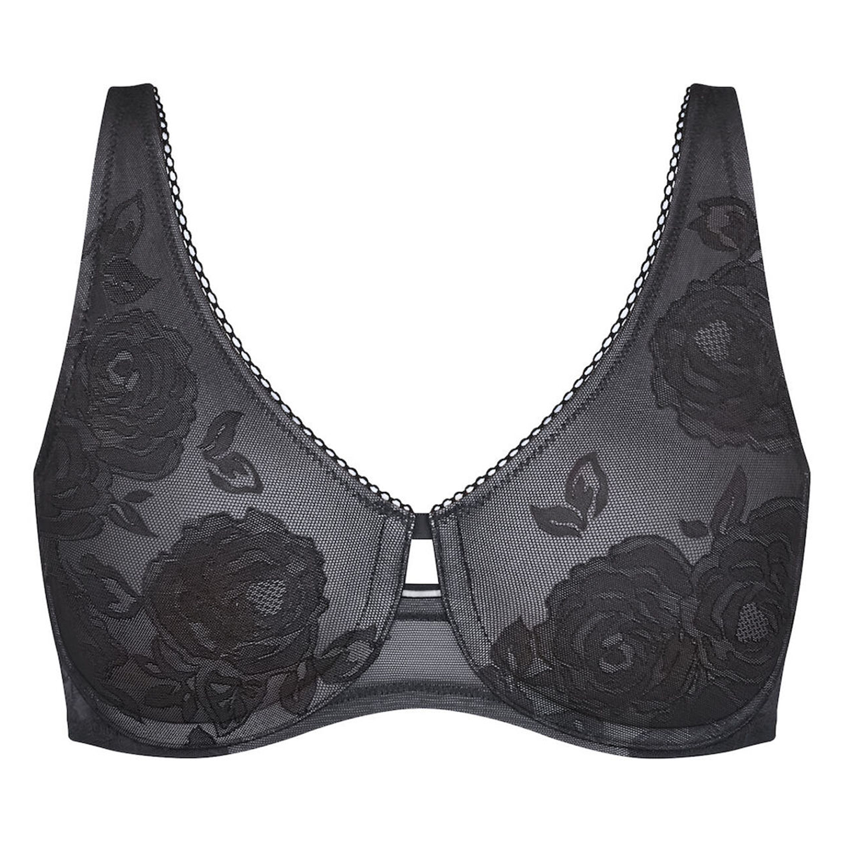 Triumph Wild Rose Sensation 1 BH, Størrelse: 70C, Farve: Sort, Dame