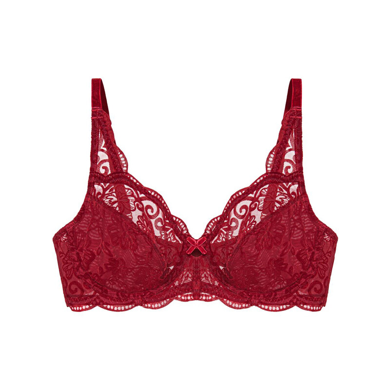 Triumph Amourette Rococo W BH, Rød Mannish, Størrelse: 75, Farve: Mannish Rød, Dame