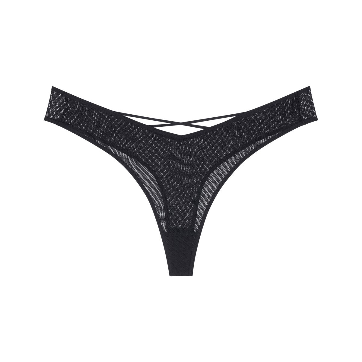 Triumph Harmony Spotlight High Leg Brazilian Trusse, Farve: Sort, Størrelse: 42, Dame