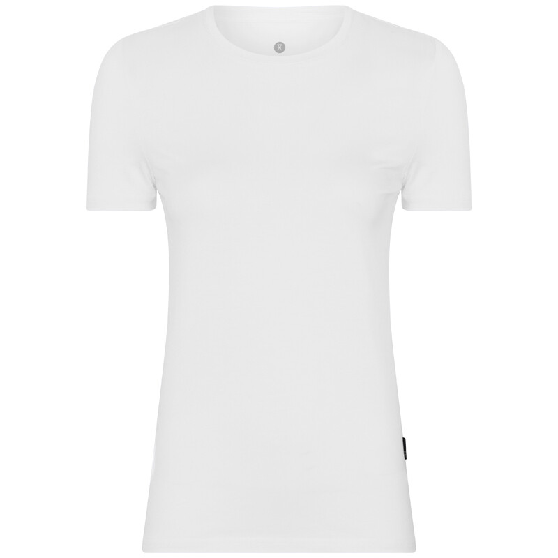 Se Jbs Of Denmark Bamboo Blend Slim T-shirt, Farve: Hvid, Størrelse: L, Dame hos Netlingeri.dk