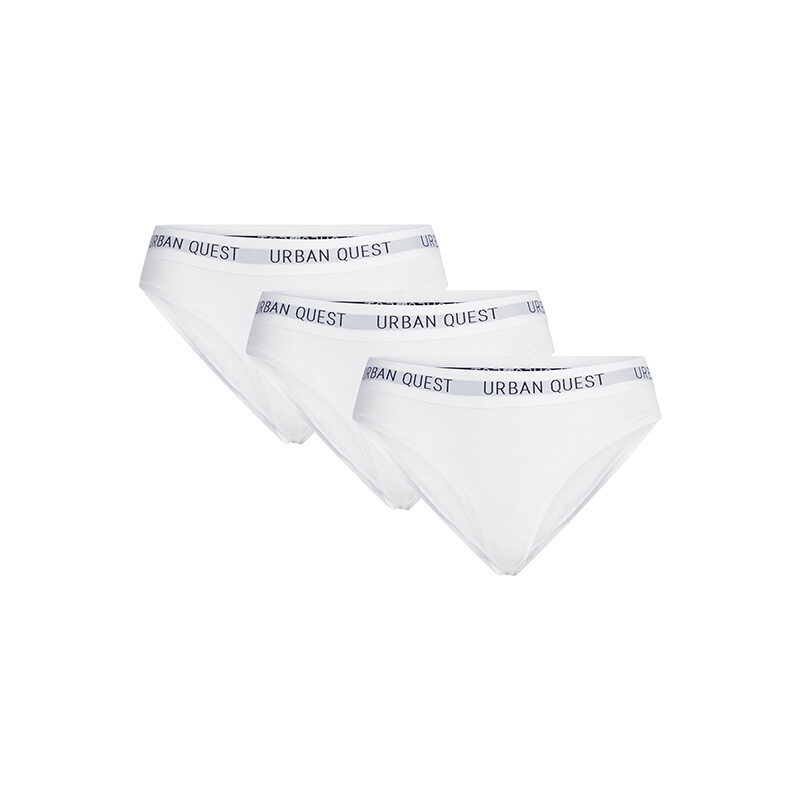 Urban Quest 3-pack Bamboo Tai 1180-100, Størrelse: XS, Farve: Hvid, Dame