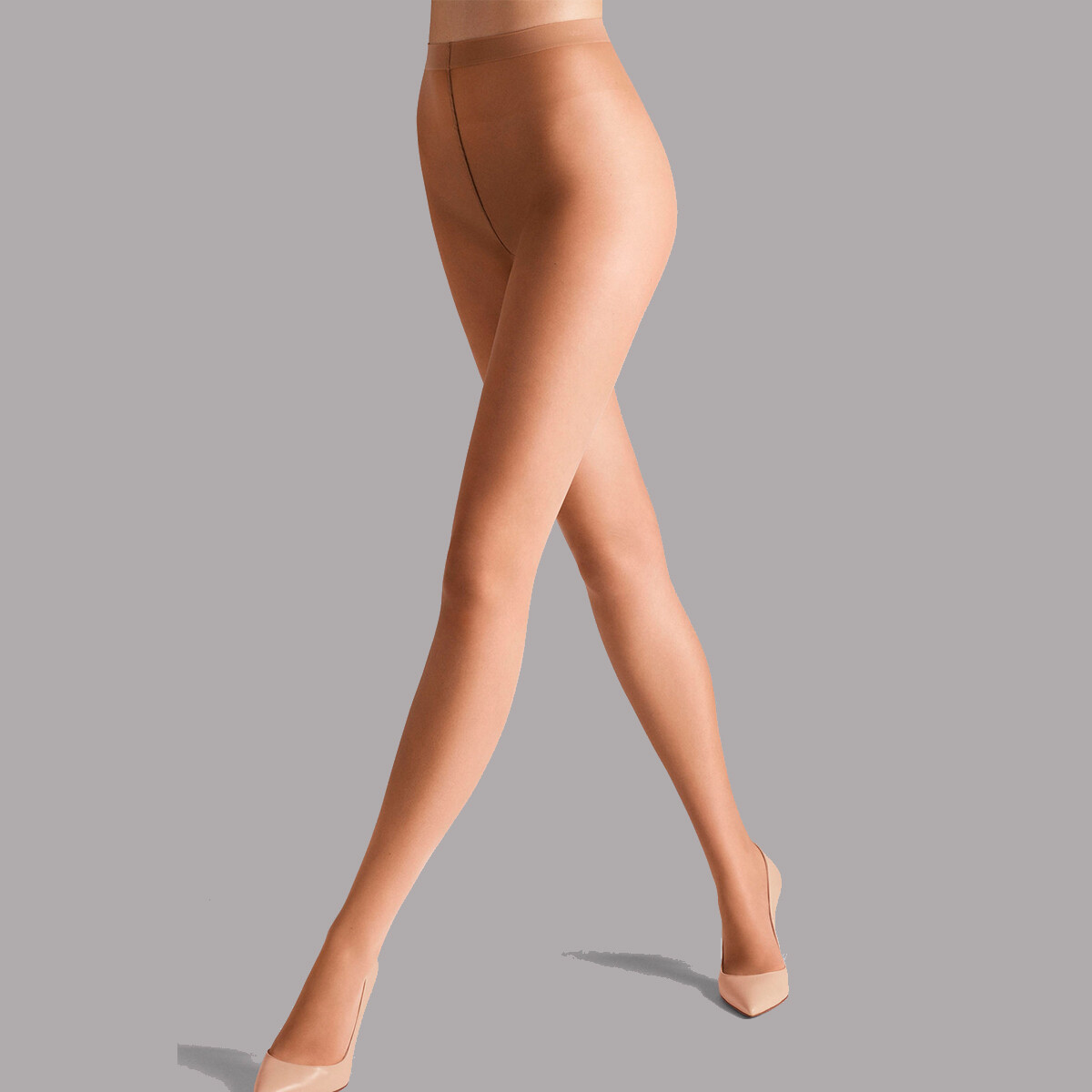 Wolford Sheer 15 Strømpebukser, Farve: Gobi, Størrelse: S, Dame