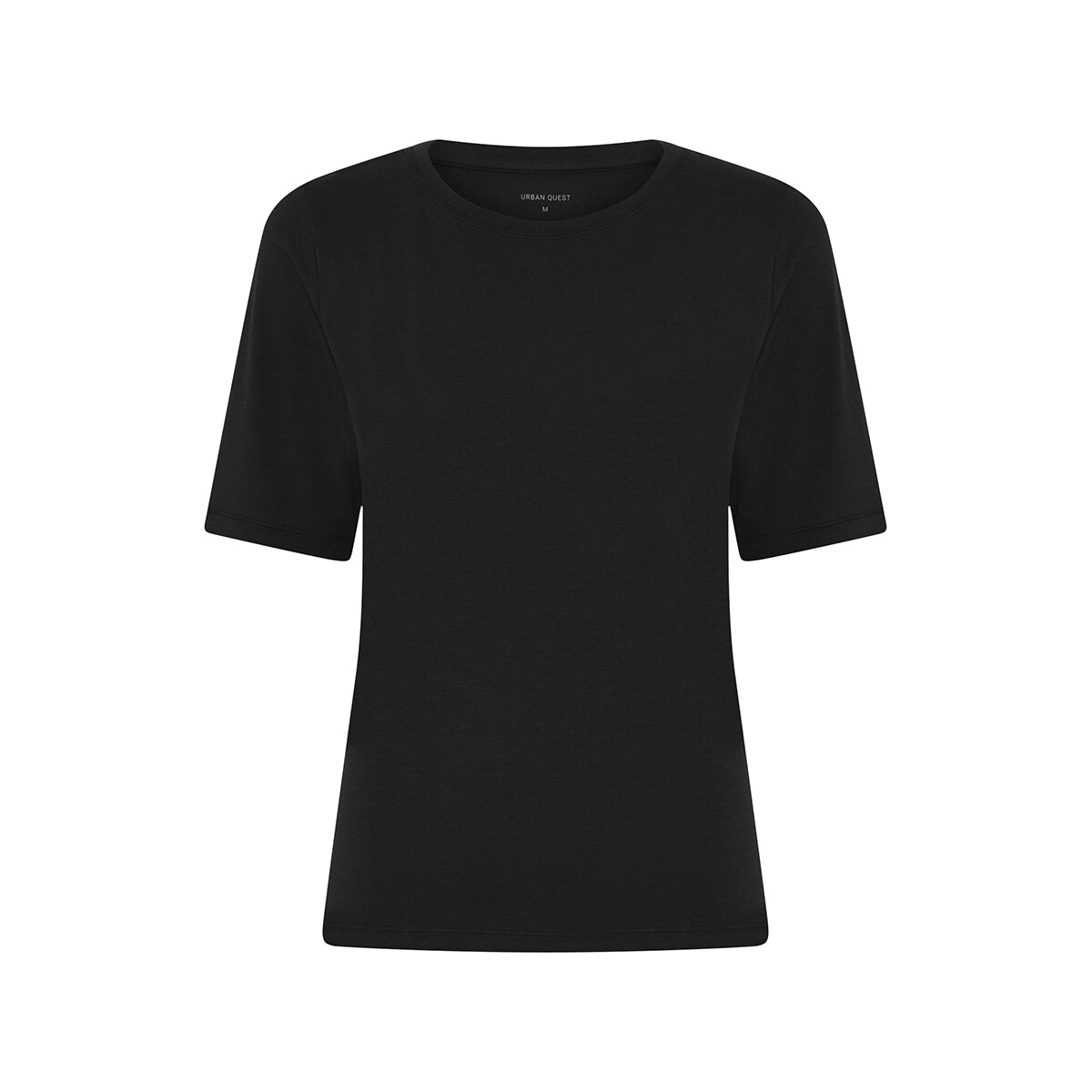 Se Urban Quest Bamboo Slim Fit T-shirt, Farve: Sort, Størrelse: XS, Dame hos Netlingeri.dk