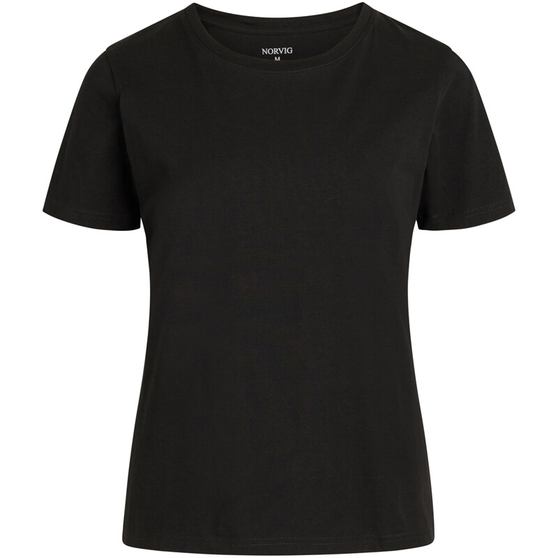 Billede af Norvig Ladies O-neck T-shirt, Farve: Sort, Størrelse: XL, Dame hos Netlingeri.dk