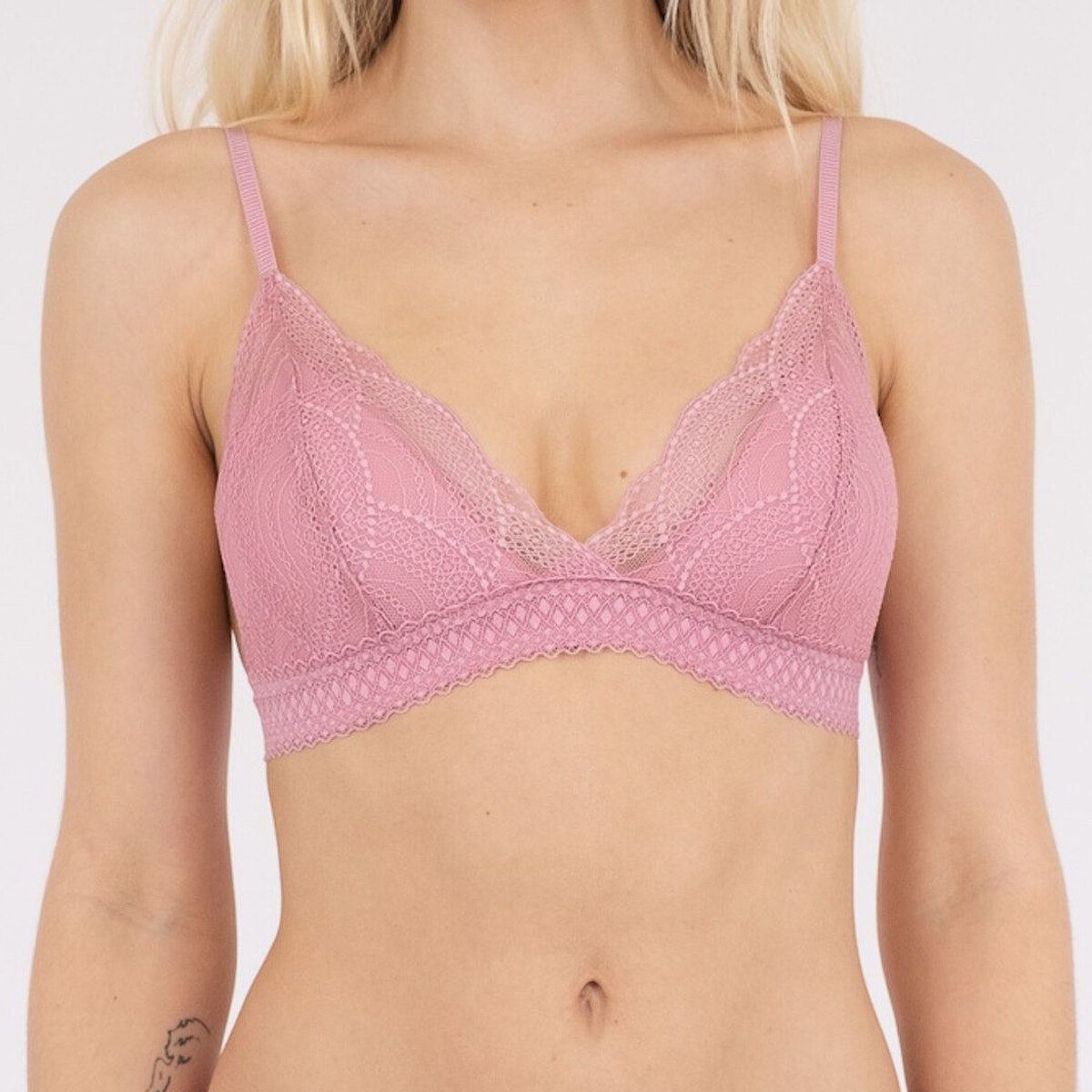 Neo Noir Beige Apple BH, Farve: Evening Rose, Størrelse: L, Dame