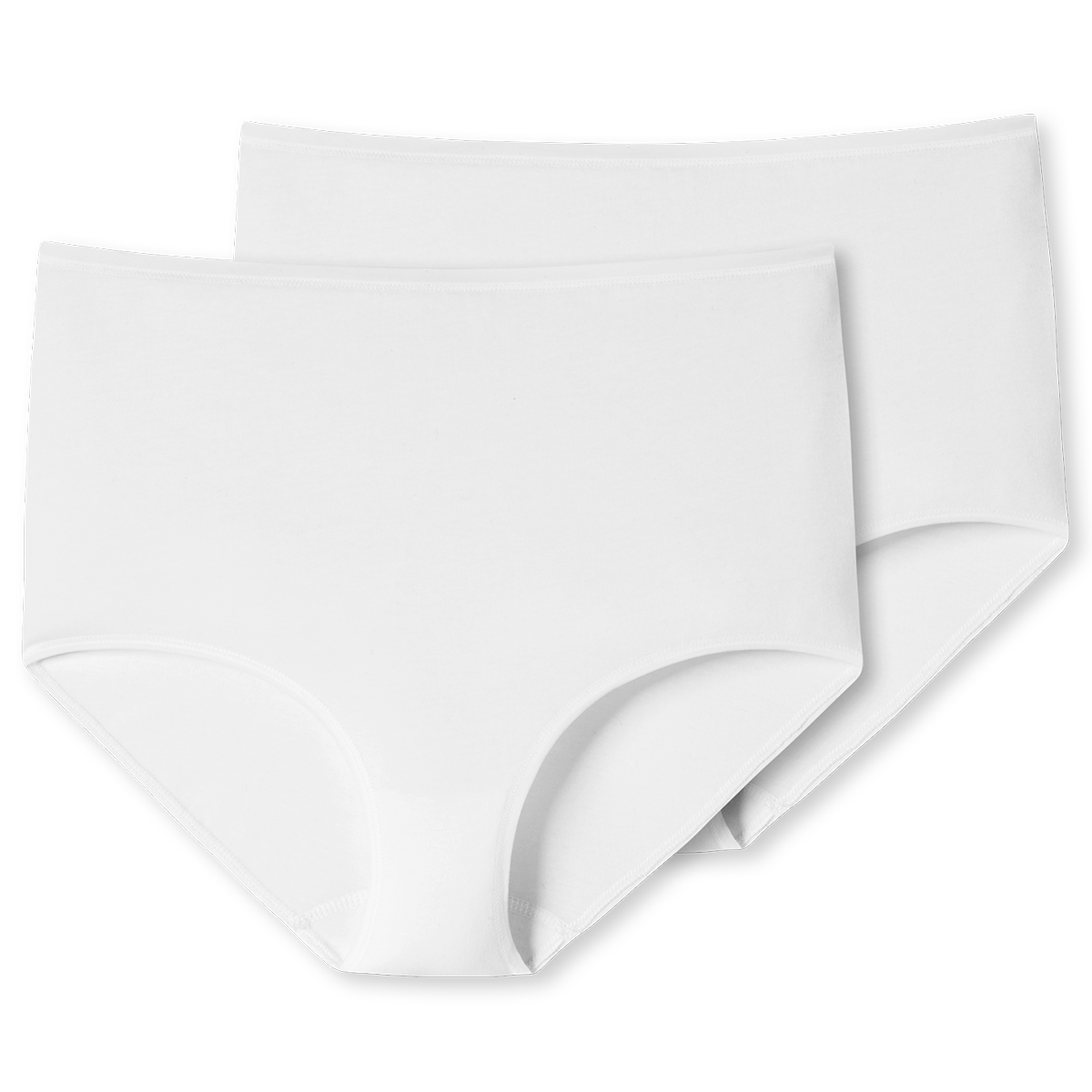 Billede af Schiesser 2-pack Maxi Trusse, Farve: Hvid, Størrelse: 40, Dame hos Netlingeri.dk