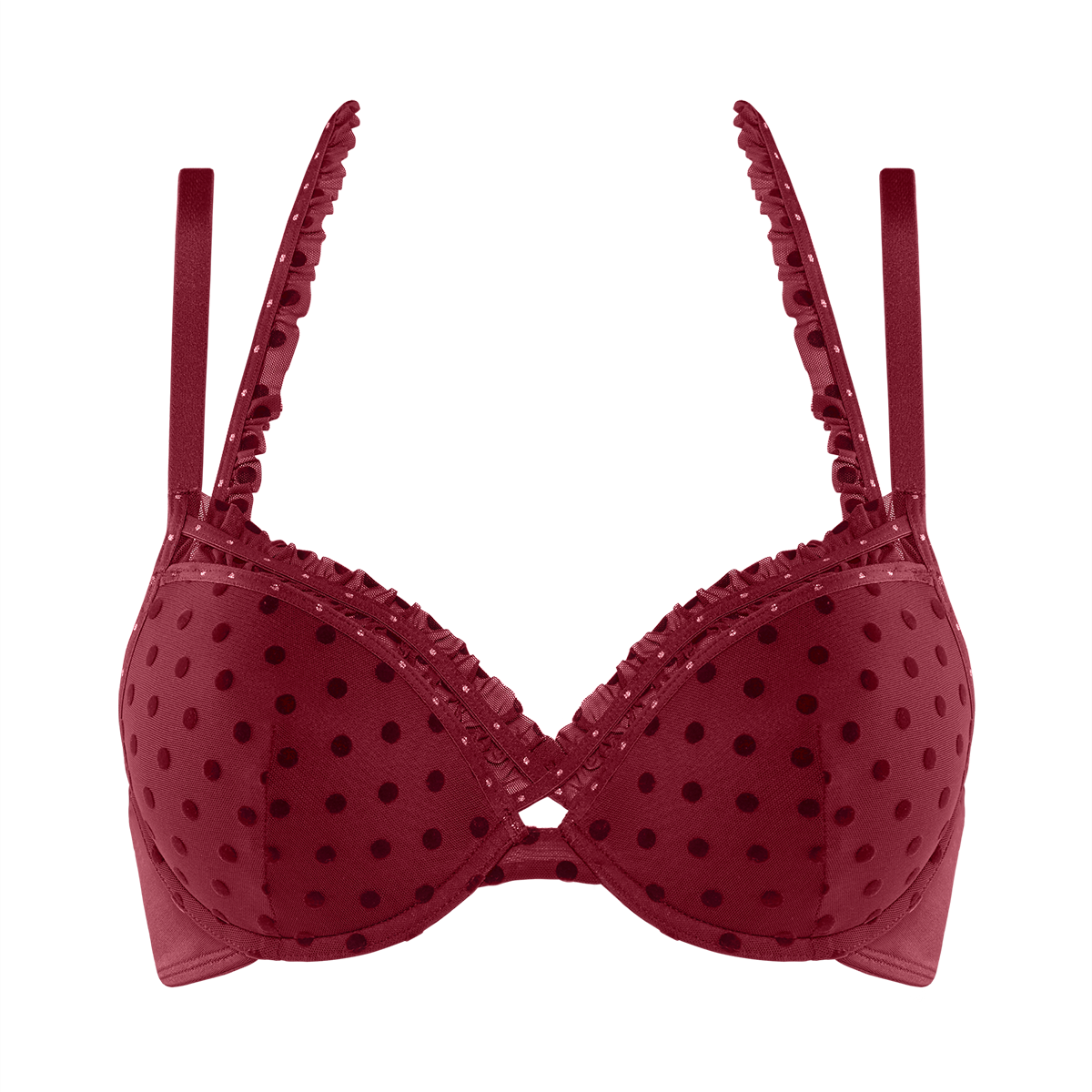 Marlies Dekkers Backstage Boudoir Push Up BH, Farve: Rød, Størrelse: 70E, Dame