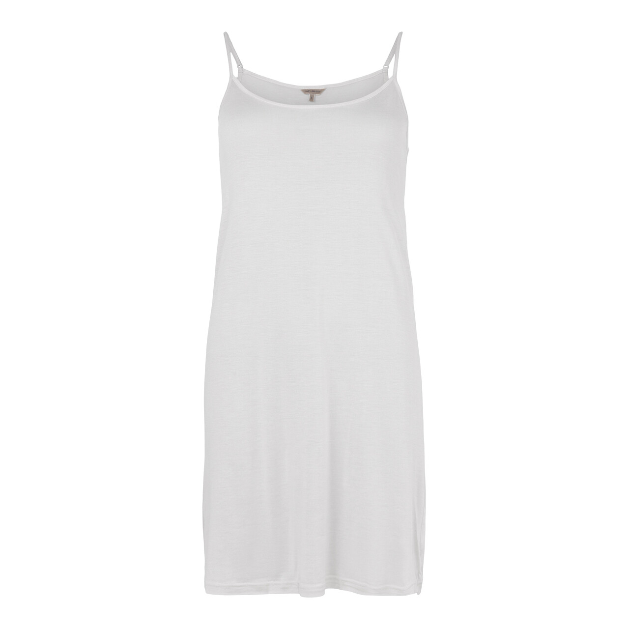 Lady Avenue Silk Jersey Underkjole, Farve: Hvid, Størrelse: XS, Dame