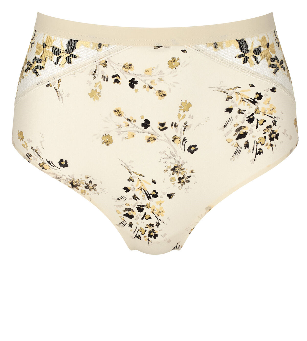 Triumph Electra Spotlight High Waist G-streng , Størrelse: 36, Farve: Beige, Dame