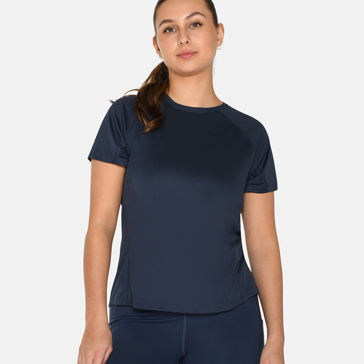 Se Zebdia Women Sports T-shirt, Farve: Blå, Størrelse: XL, Dame hos Netlingeri.dk