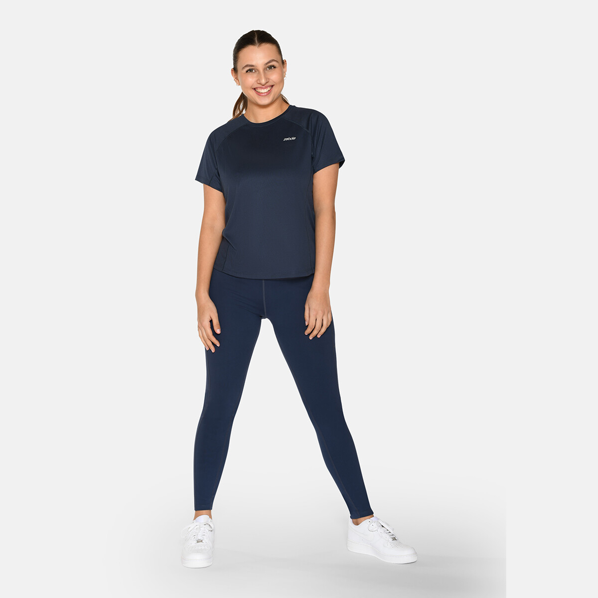 Billede af Zebdia Women Sports T-shirt, Farve: Blå, Størrelse: XL, Dame hos Netlingeri.dk
