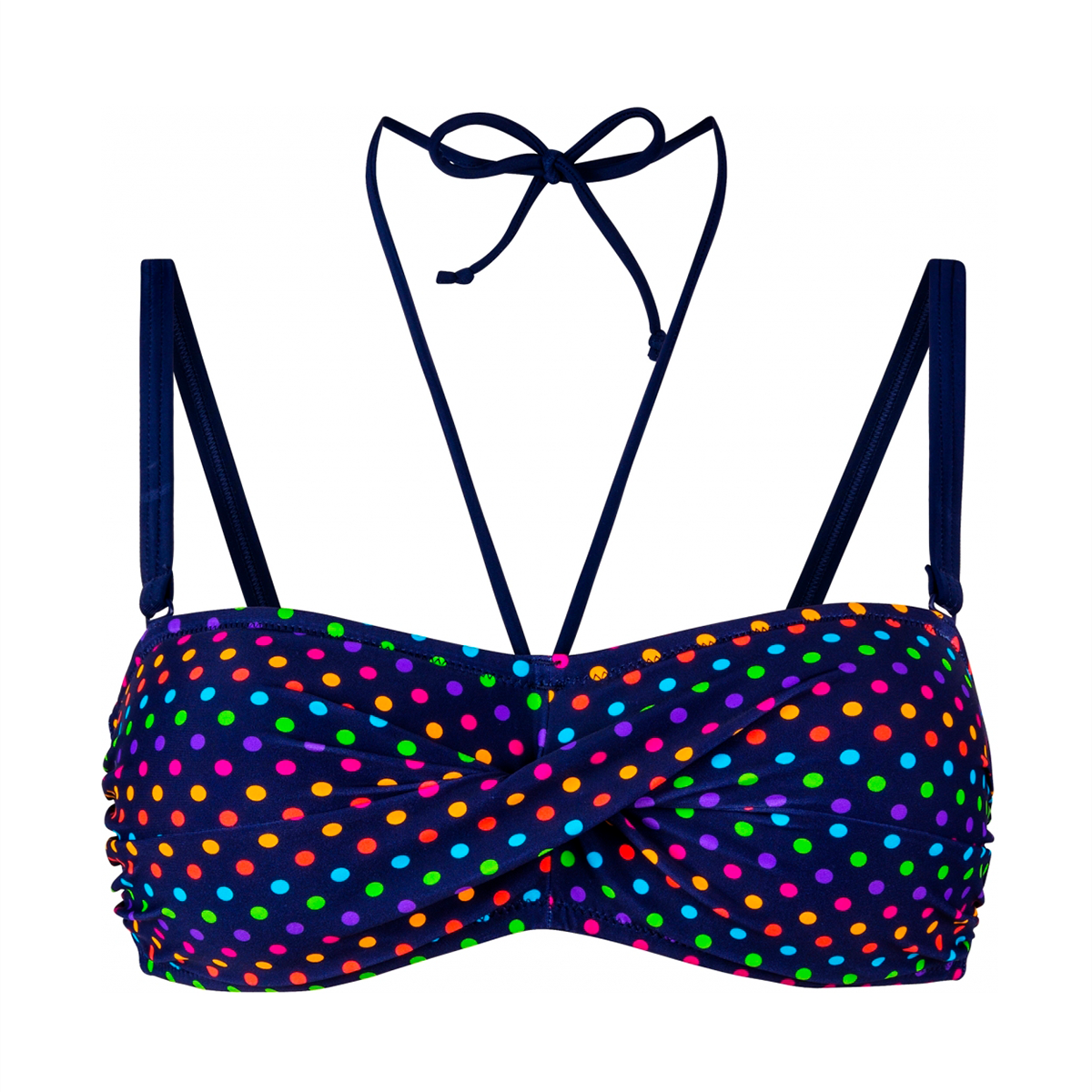 Wiki Bandeau Bikini Top, Størrelse: 70E, Farve: Multicolor, Dame