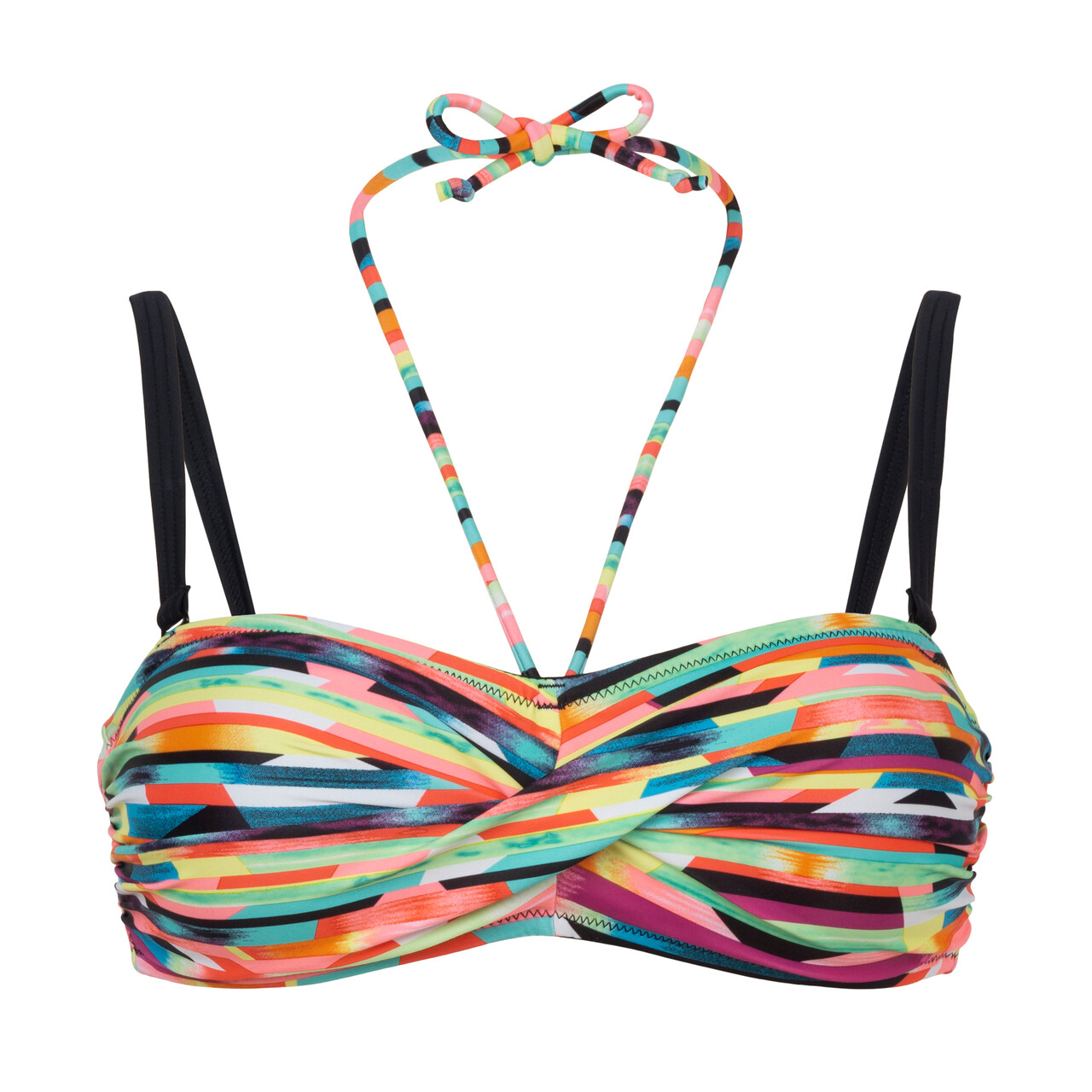 Wiki Bandeau Bikini Topp 432-2491 W432, Størrelse: 80, Farve: Multicolor, Dame