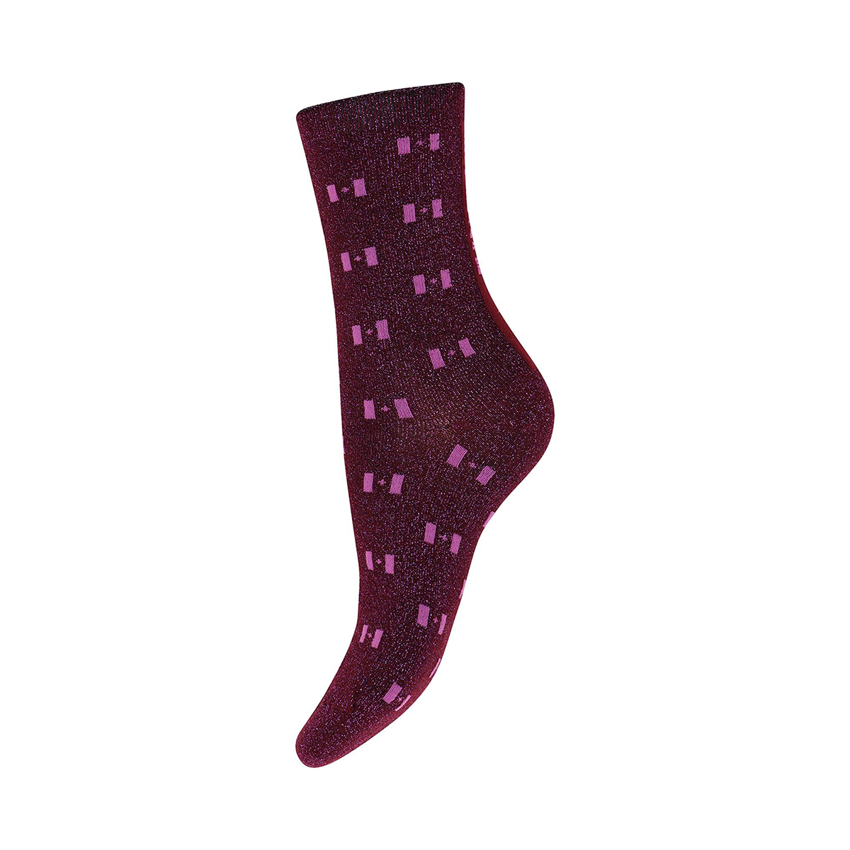 #3 - Hype The Detail Fashion Strømper 21457 9084 Lilla, 37-41, Størrelse: 37-41, Farve: Lilla, Dame