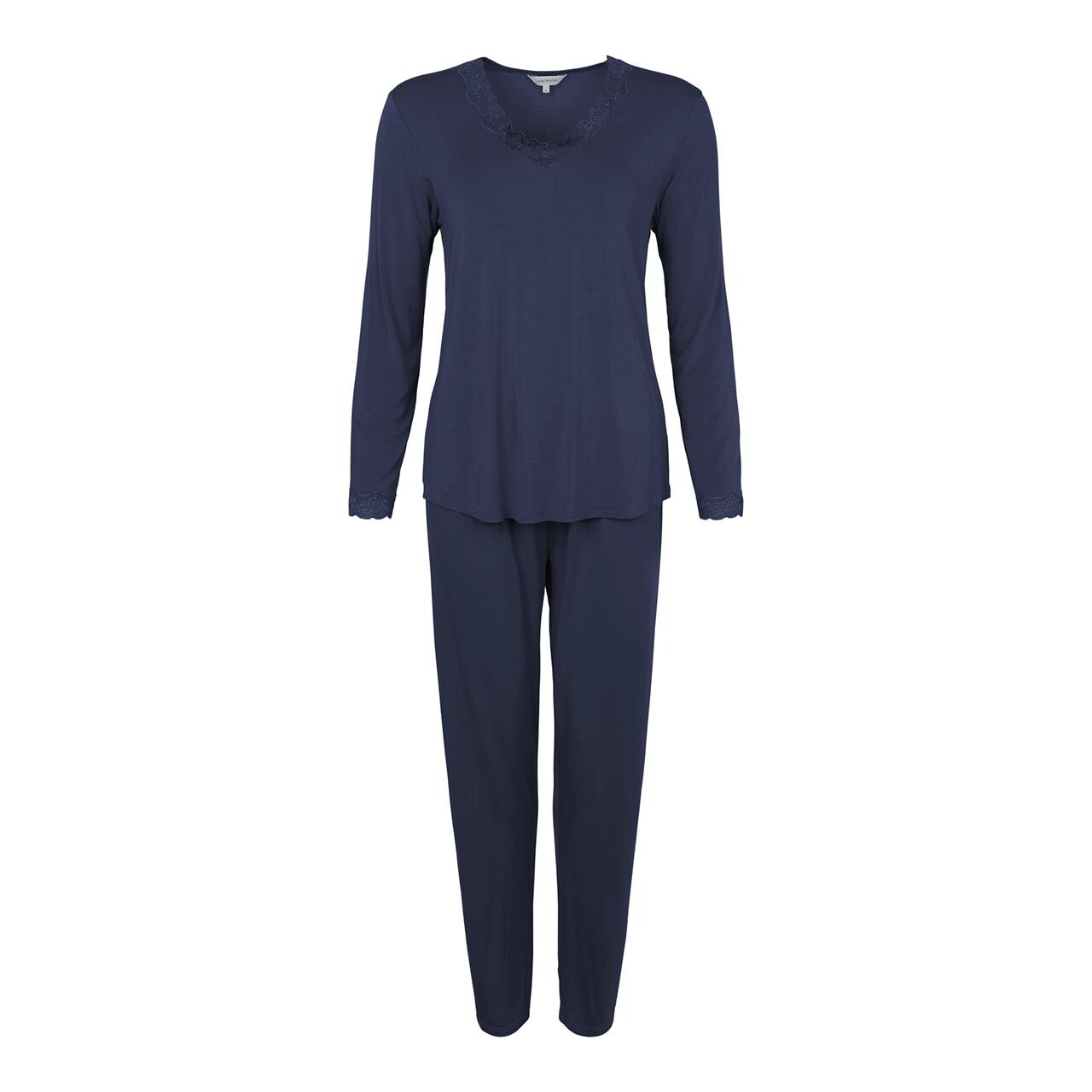 Billede af Lady Avenue Bamboo Pyjamas, Farve: Blå, Størrelse: XS, Dame