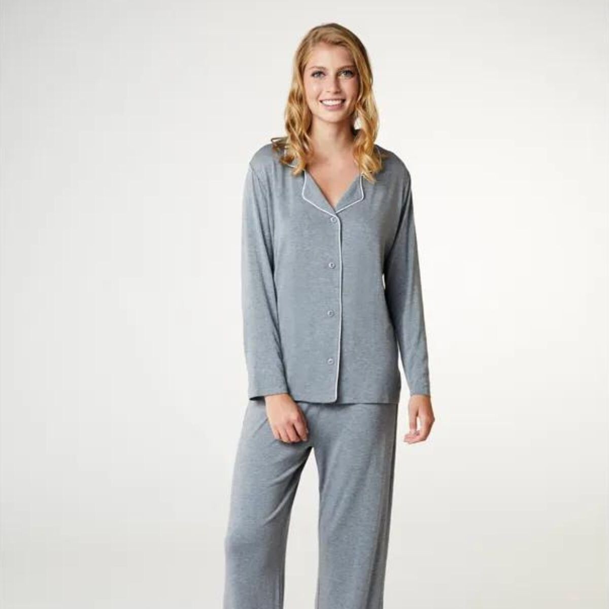 Ccdk Joy Pyjamas, Farge: Grå, Størrelse: L, Kvinner