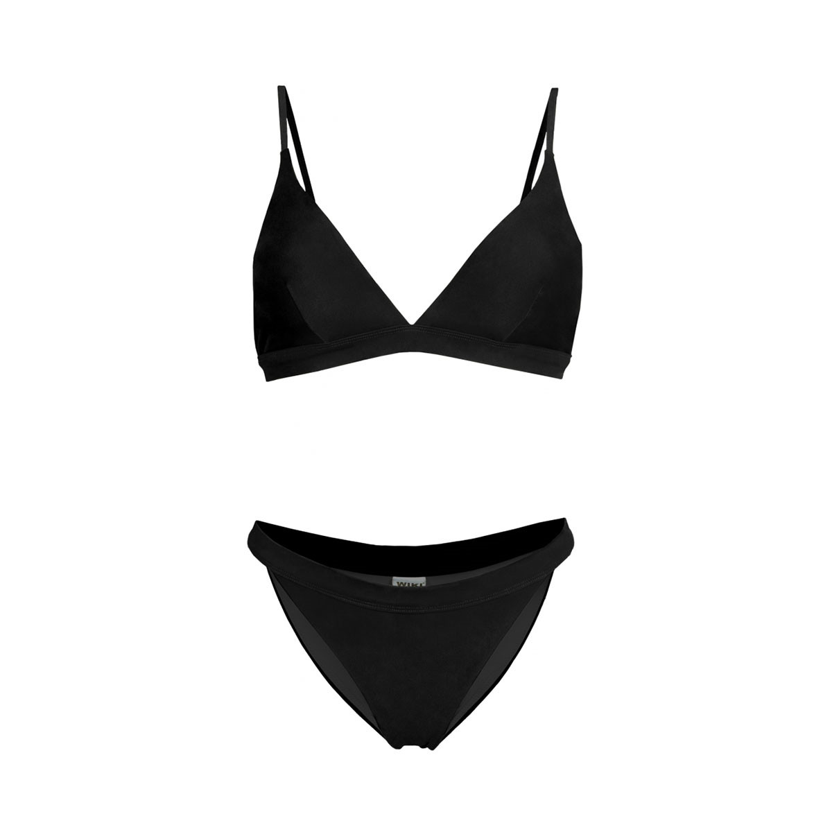 Wiki Triangle Bikini Sæt, Størrelse: XS, Farve: Sort, Dame
