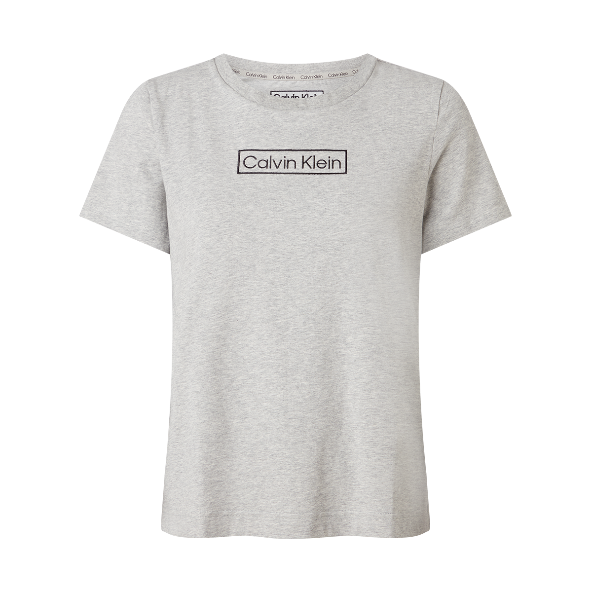 4: Calvin Klein Crew Neck T-shirt, Farve: Grå, Størrelse: XS, Dame