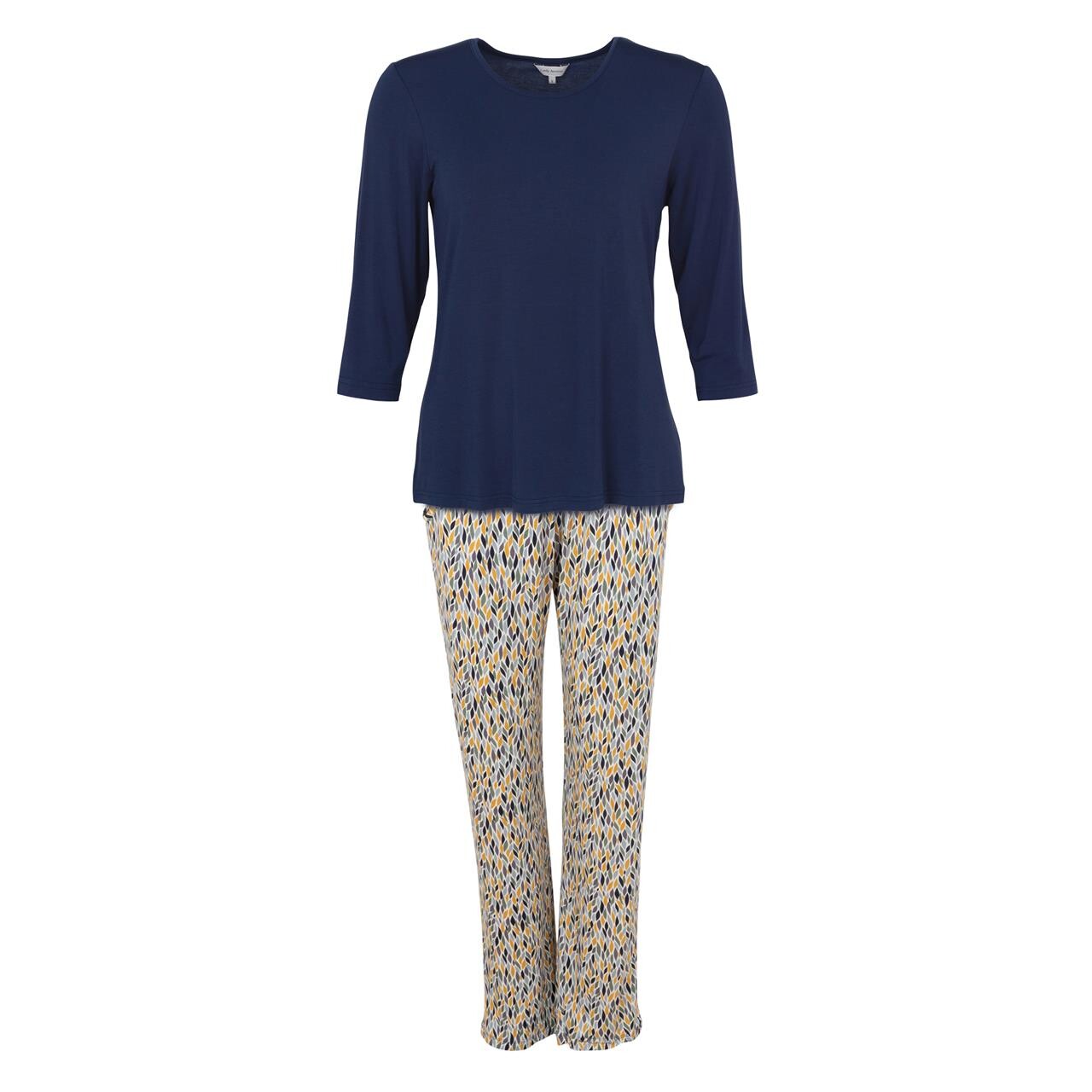 Billede af Lady Avenue Bamboo Pyjamas, Farve: Blå, Størrelse: S, Dame