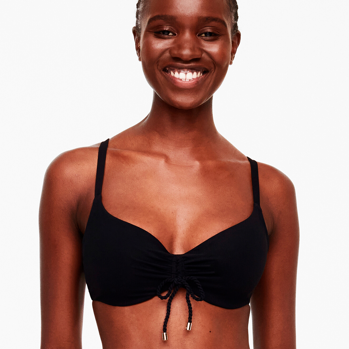 Chantelle Inspire Bikinitop, Størrelse: 70E, Farve: Sort, Dame