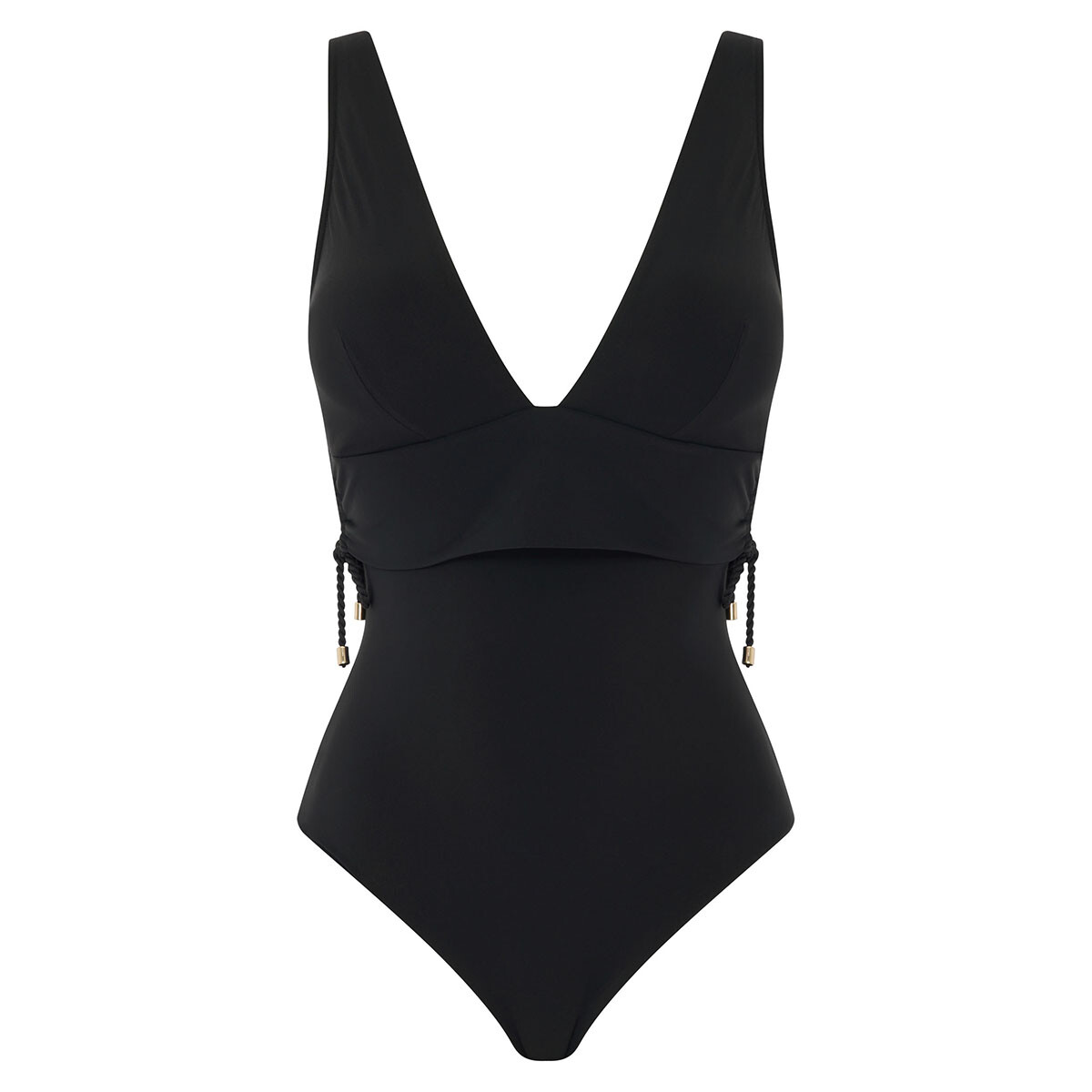 Chantelle Inspire Badedragt, Størrelse: XL, Farve: Sort, Dame