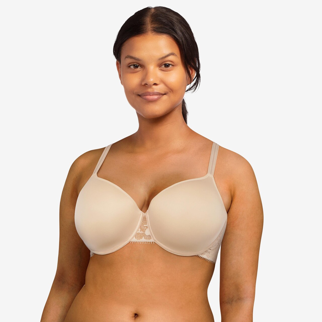 Chantelle Day To Night BH, Beige, Størrelse: 75D, Farve: Gul, Dame