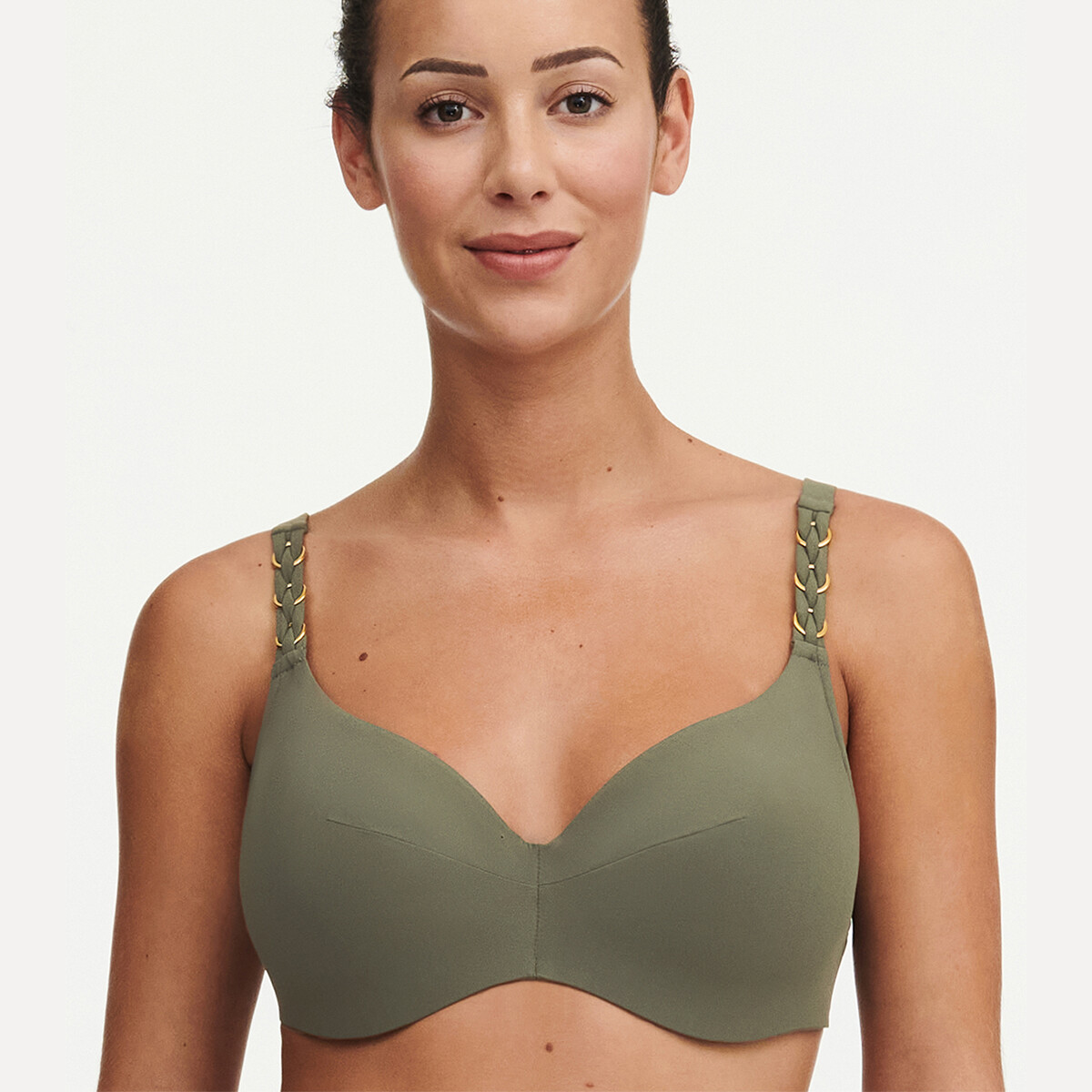 Chantelle Emblem Bikini Topp, Størrelse: 75, Farve:, Dame