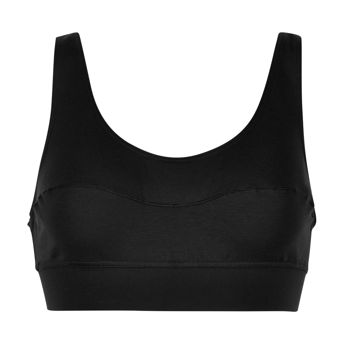 Billede af Calida Elastic Bustier BH Top, Farve: Sort, Størrelse: XS, Dame