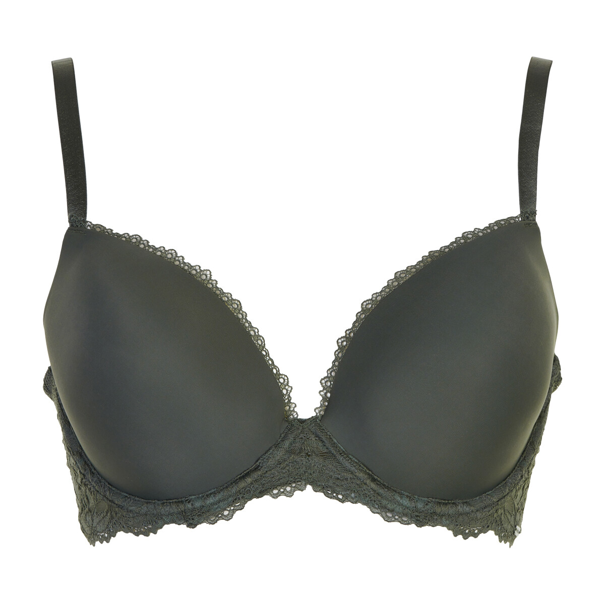 Calvin Klein Lingeri Lift Demi BH, Farve: Grøn, Størrelse: 65E, Dame